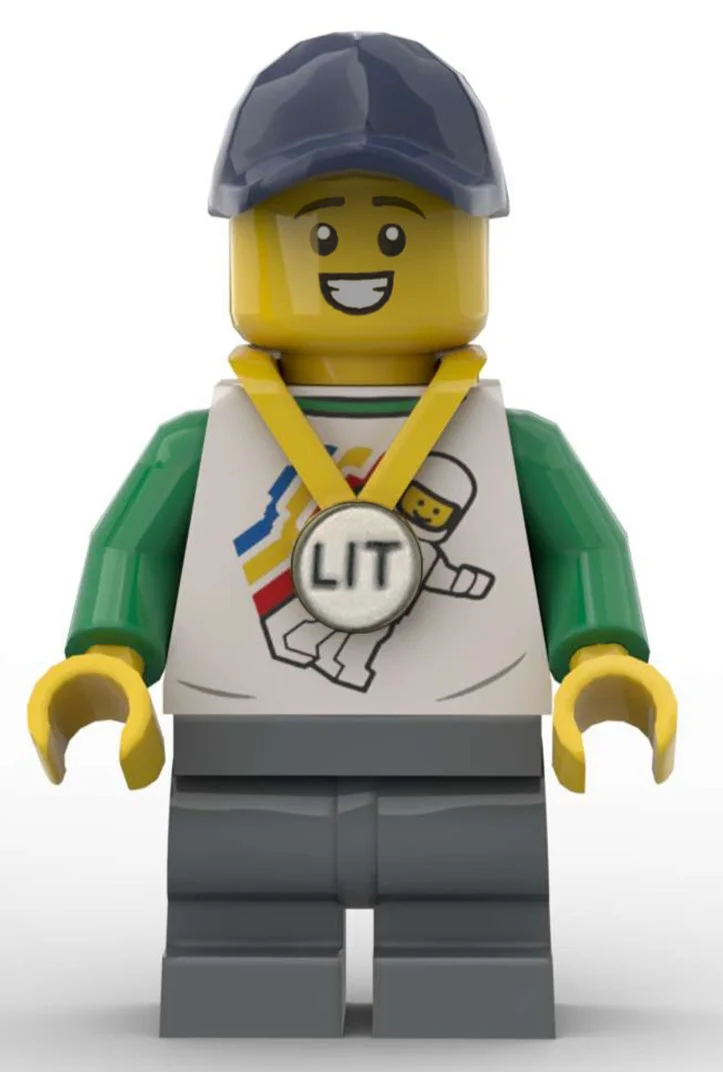 LEGO Inside Tour Participant, White Torso