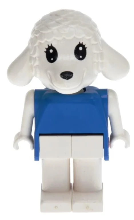 Fabuland Figure, Lisa Lamb (Blue Shirt)