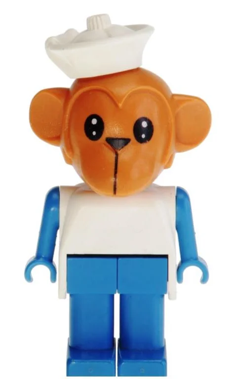 Fabuland Figure Monkey 3 with White Hat