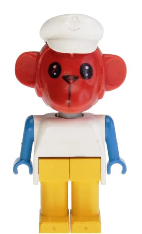 Fabuland Figure Monkey 6 with White Hat